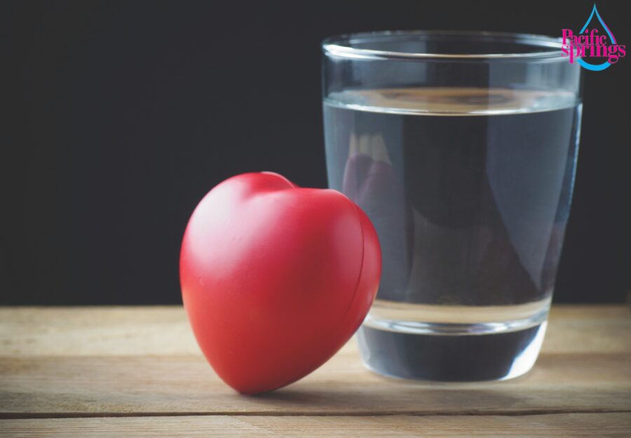 A glass of spring water - perfect mineral content